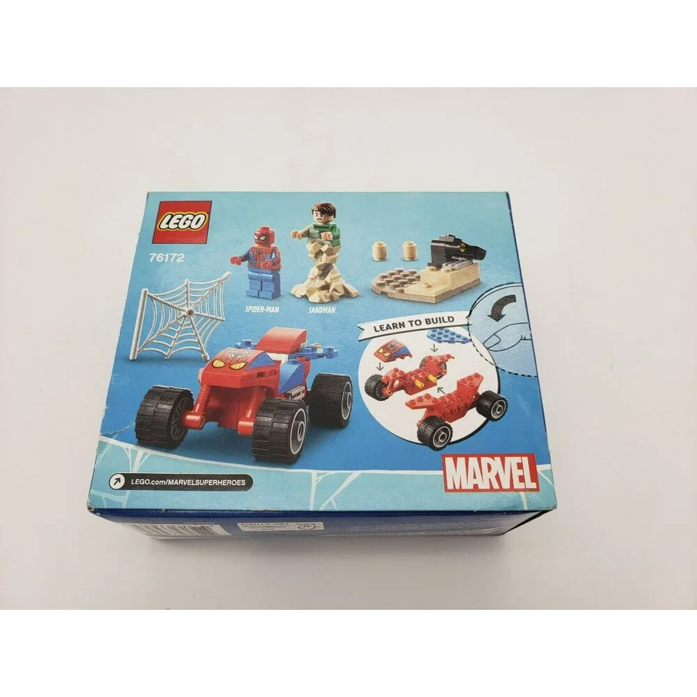 Lego 76172 Spider-Man and Sandman Showdown Super Heroes Minifigure Set 45 pcs